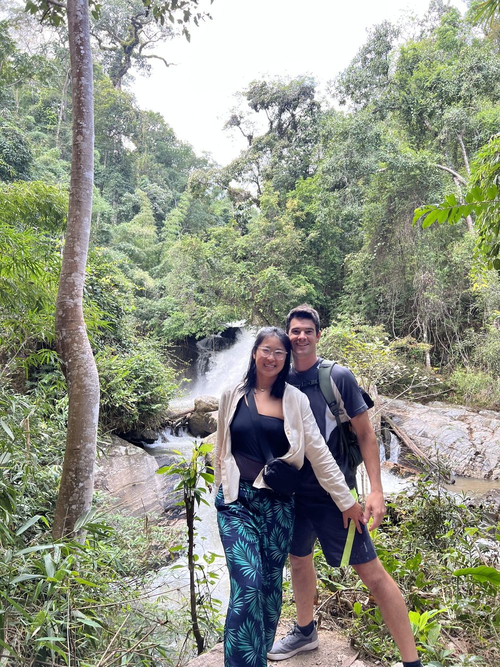 Dr. Pan and her husband traveling